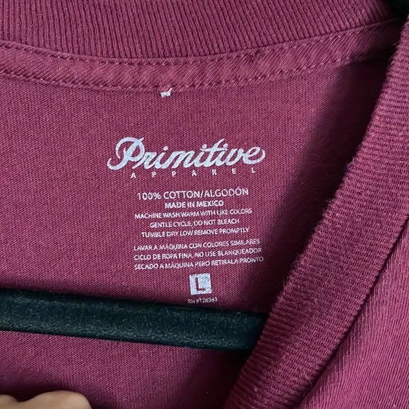 Mens Primitive Long Sleeve Tee Shirt - Picture 5 of 5